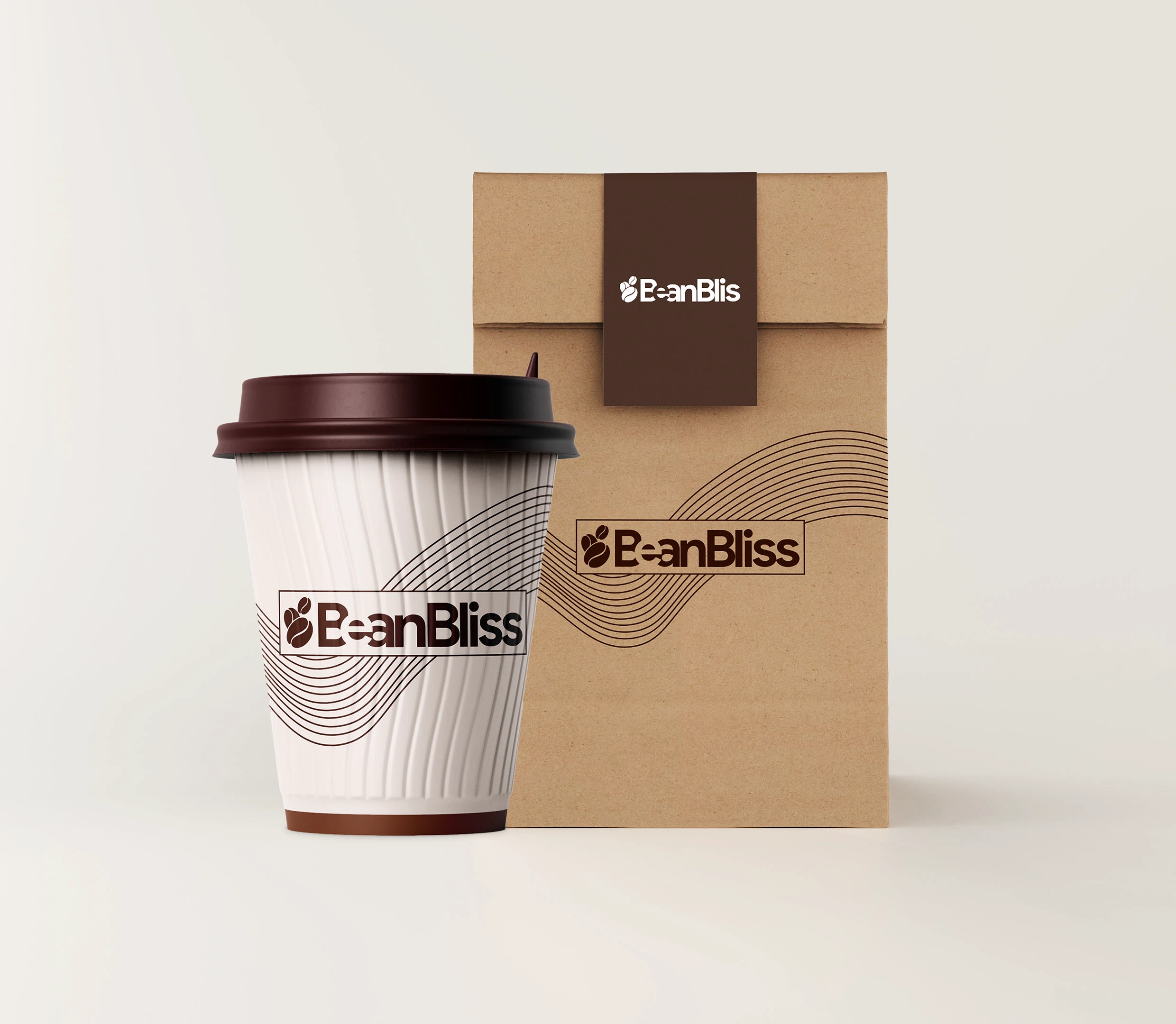 BeanBliss logo and branding project