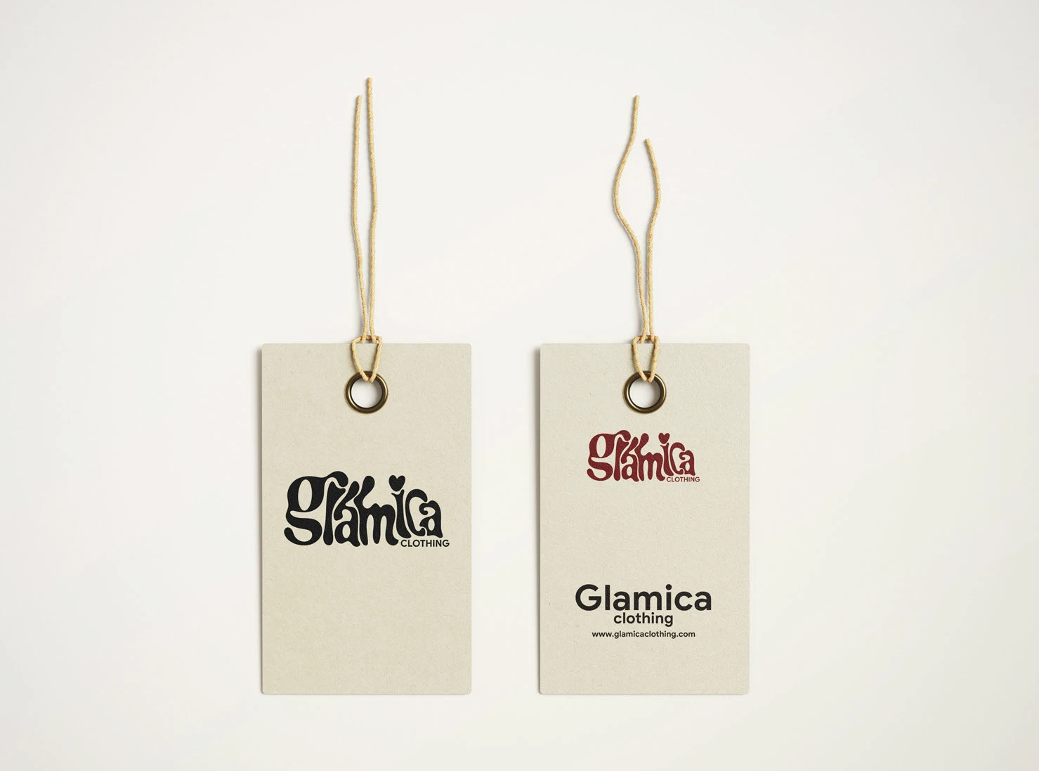 Glamica branding