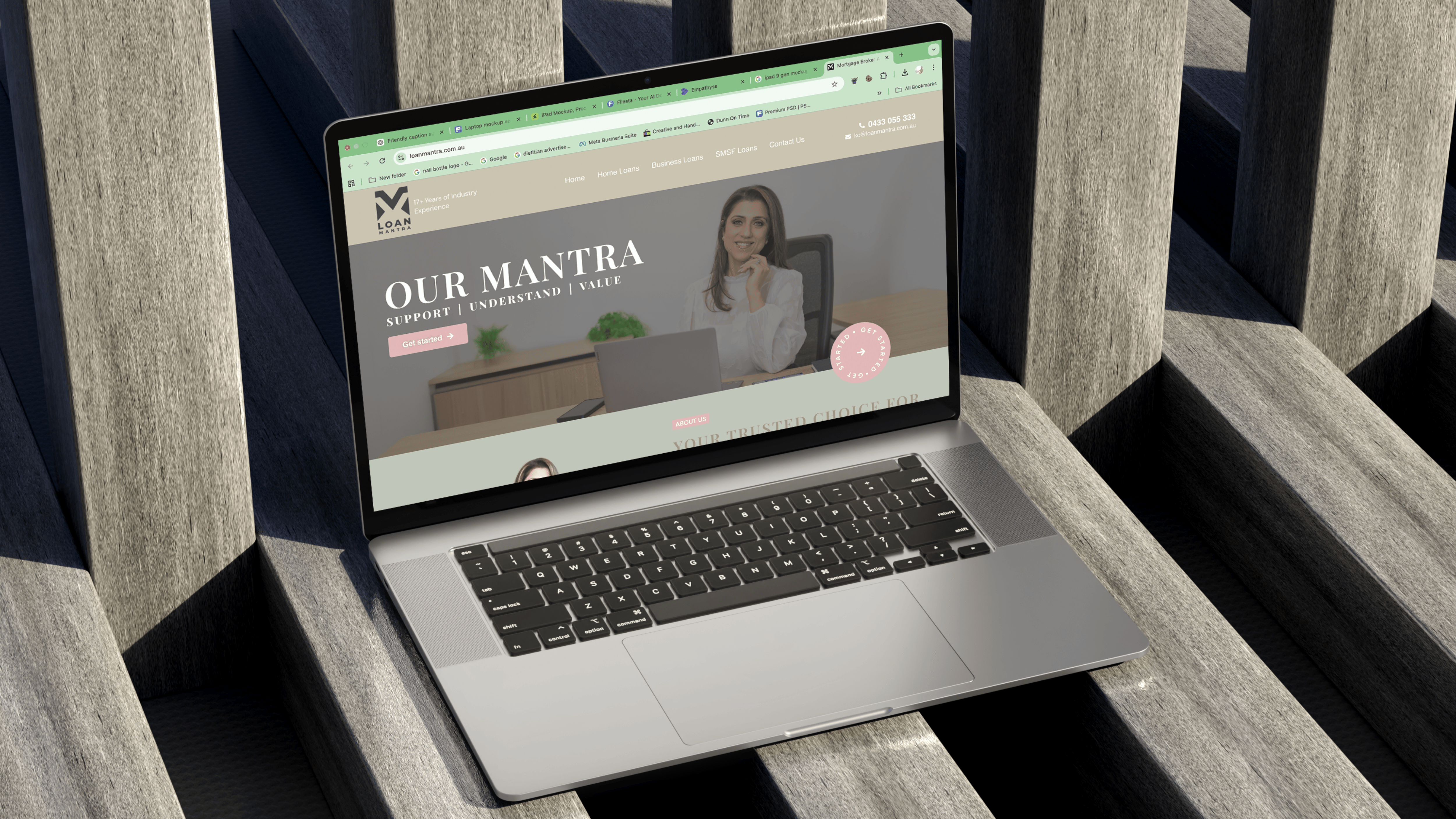 Loan Mantra business website project