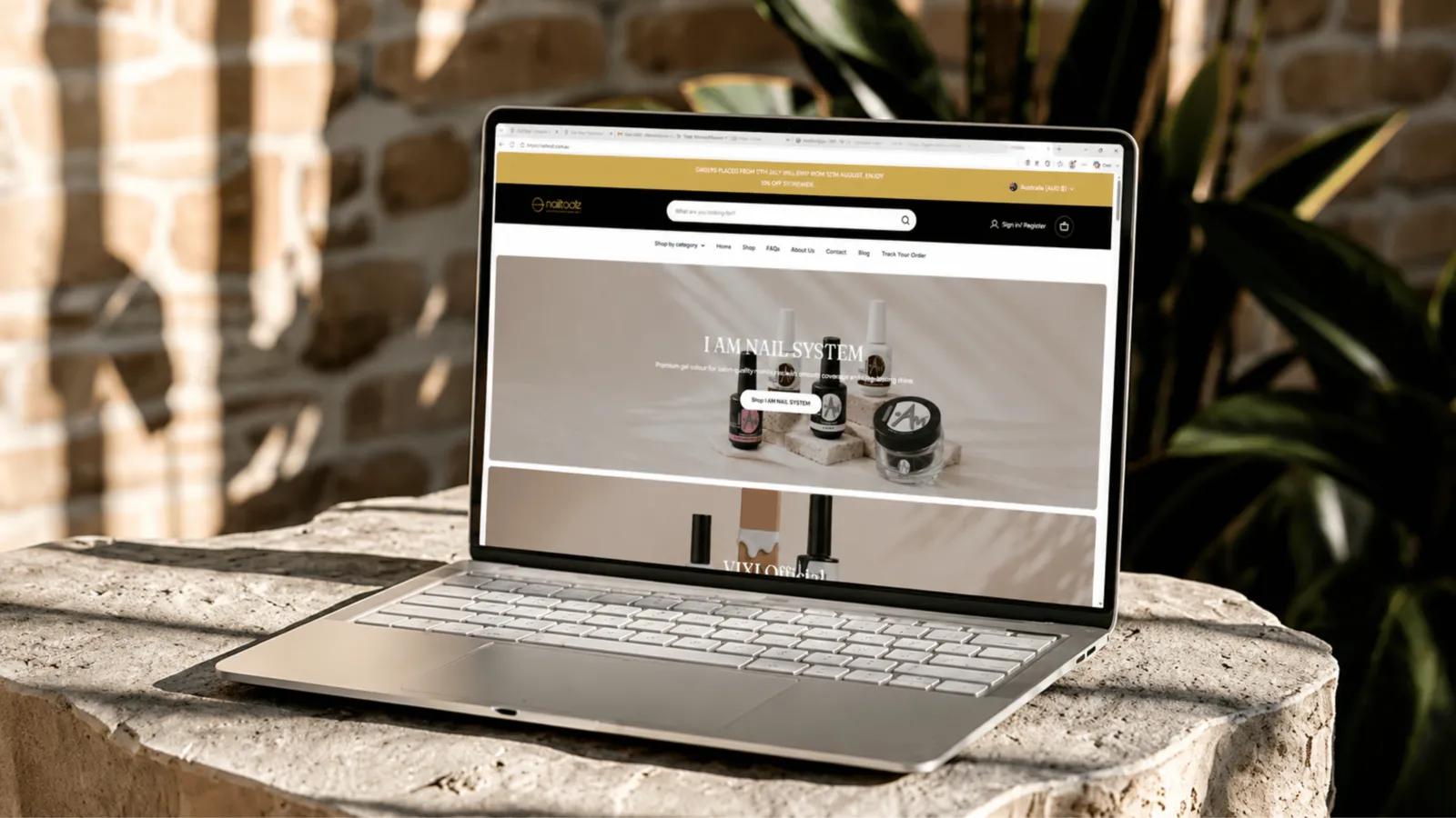 Nailtoolz Shopify eCommerce website project